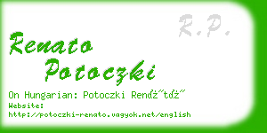 renato potoczki business card